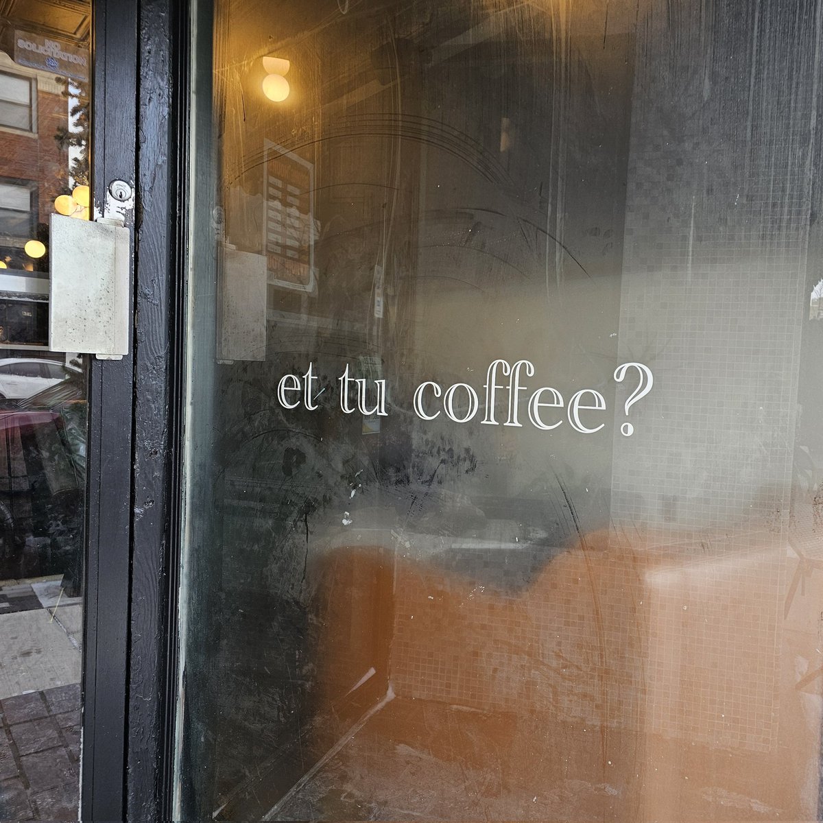 bombsfall's tweet photo. finally a betrayal themed coffee shop https://t.co/1rta5P7Gm8
