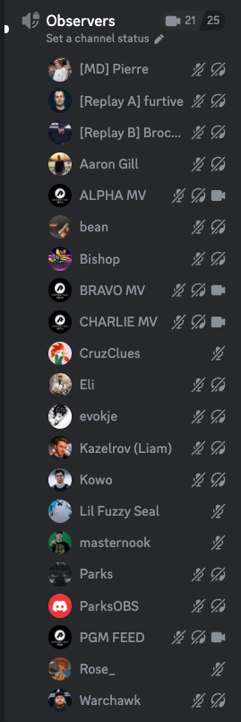 Had the most stacked in-game crew for this event. Thank you all for hopping on board for this event - I learned a lot with the new tools and workflow we tried out. Looking forward to the next. 😄❤️