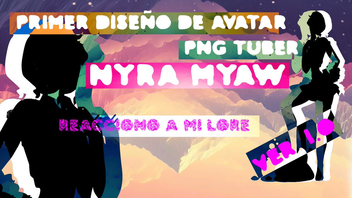 Últimamente he estado apoyando a Nyra a comenzar a hacer stream, y este jueves por ahí de las 6:00pm hora México, mostrará su avatar en formato PNGtuber, y reaccionará por primera vez a su "lore". (Diseño y lore por mí)... Agradeceríamos el apoyo. twitch.tv/nyramyaw