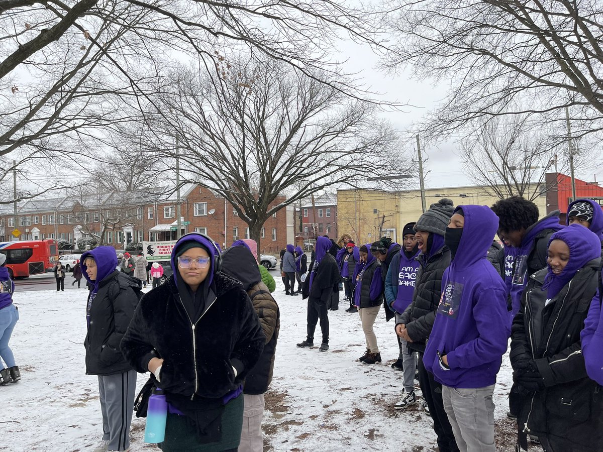 drk_sturdivant's tweet photo. Today students from @BHSEC_DC participated in the MLK Peace Walk here in DC. Excited that our SGA President took the stage to speak at the rally prior to the parade. @dcpublicschools @BHSEC https://t.co/vPxscT2sW9