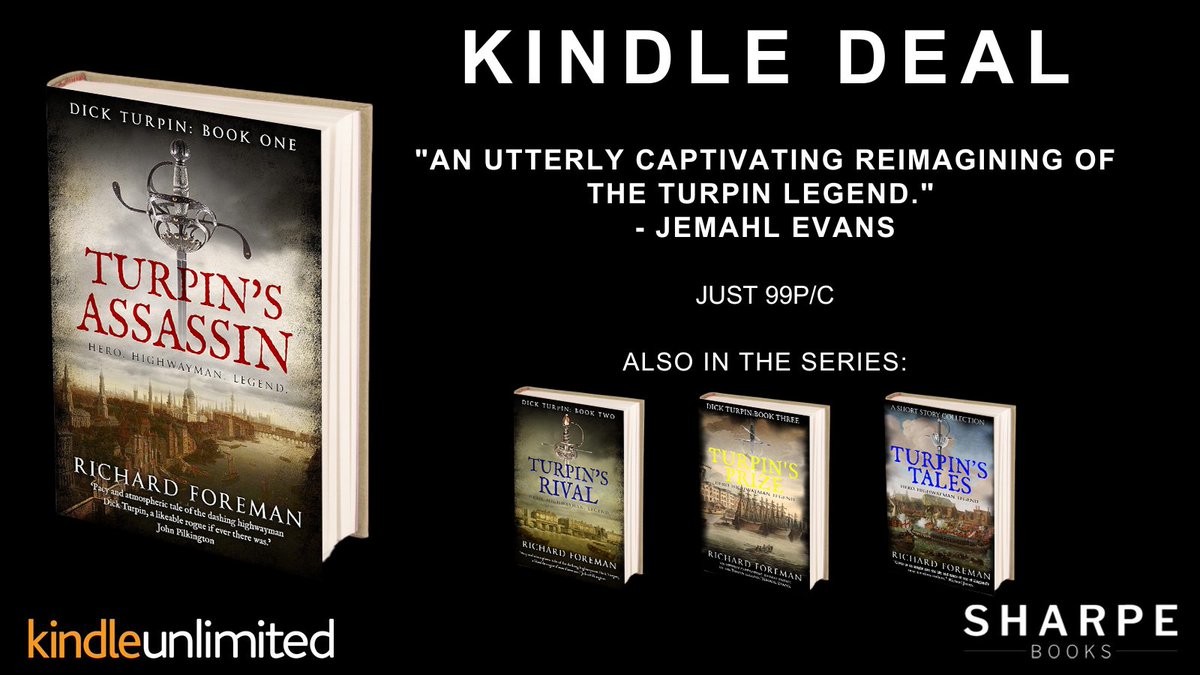 #KindleDeals #99p Turpin's Assassin. By @rforemanauthor 'An utterly captivating reimagining of the Turpin legend.' amazon.co.uk/dp/B09DQ7VDV2/ @inside__history #crimefiction #kindleseries #historylovers