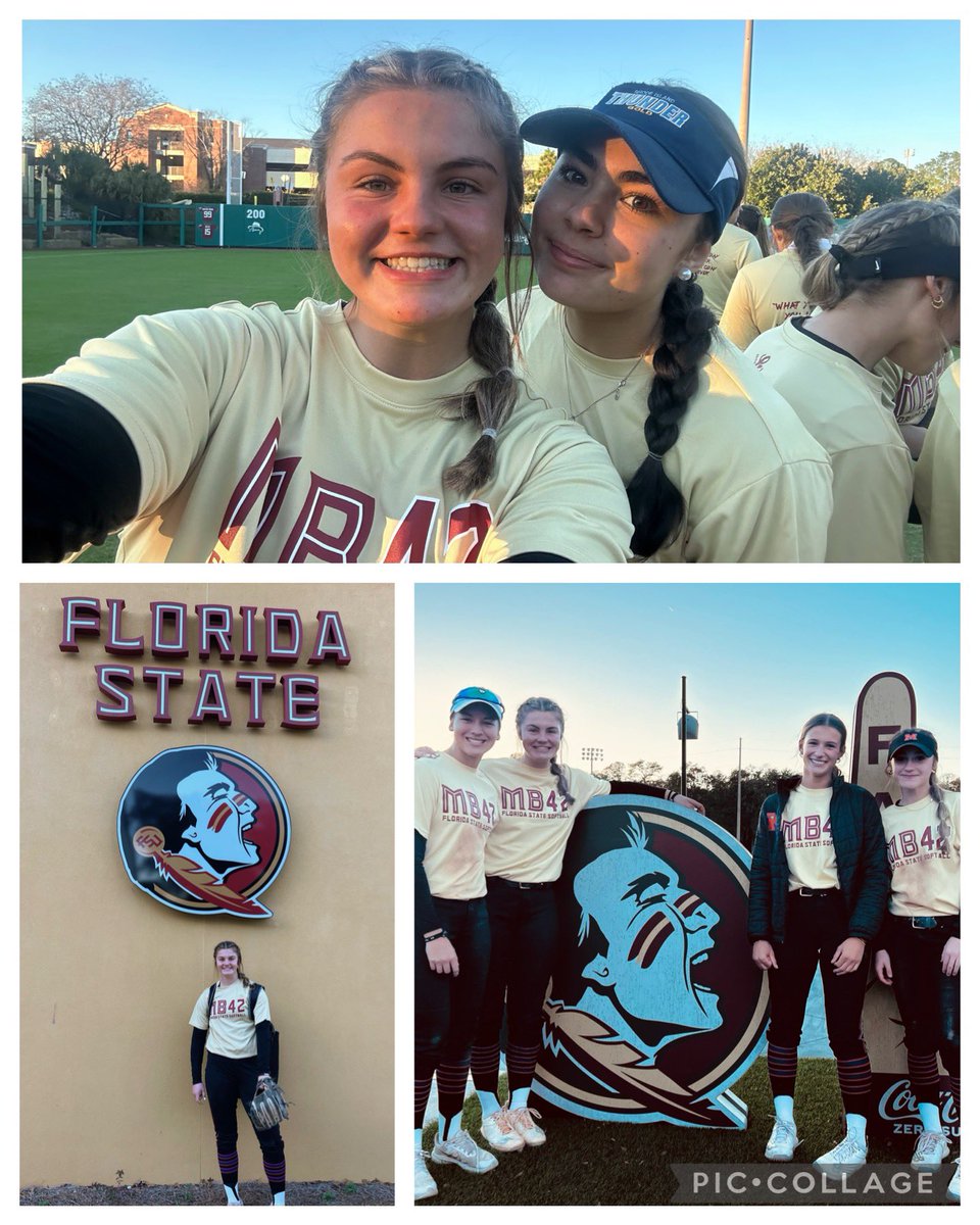 Awesome day yesterday @FSU_Softball MB42 Camp & learning about Monk Bonasorte! Loved getting to work with all the coaches and players! Took away great feedback to improve on 🍢@Coach_Alameda @FSU_CoachWilson @TCam_FSUSB @KaleighRafter @kyler__holton #OneTribe #GoNoles