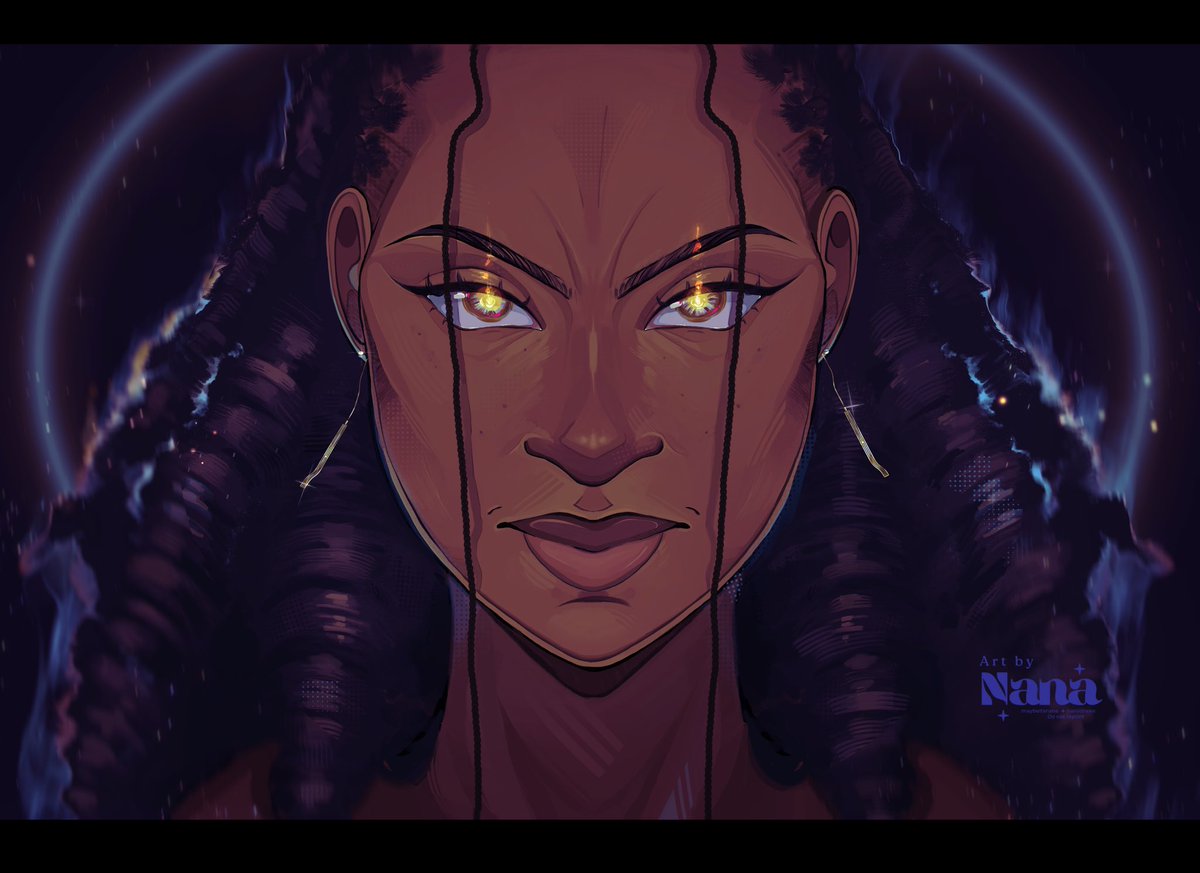 maybeitsnana's tweet image. Hiiii, I’m nana and yes this is a real person behind this account 🤲🏾
 #SupportHumanArtists