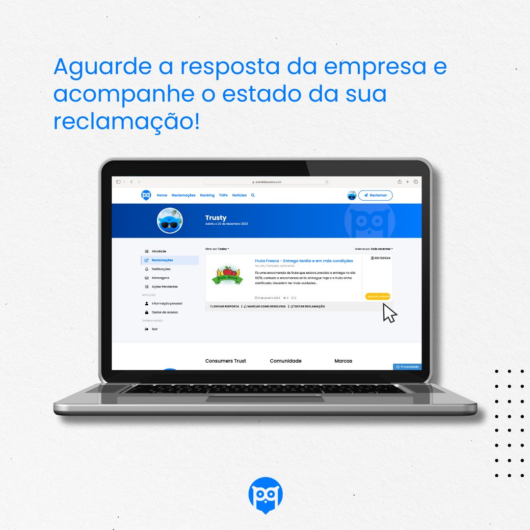 A minha reclamação foi aprovada e agora? 🤔

No Portal da Queixa, reclamar é fácil ✔

#portaldaqueixa #consumerstrust