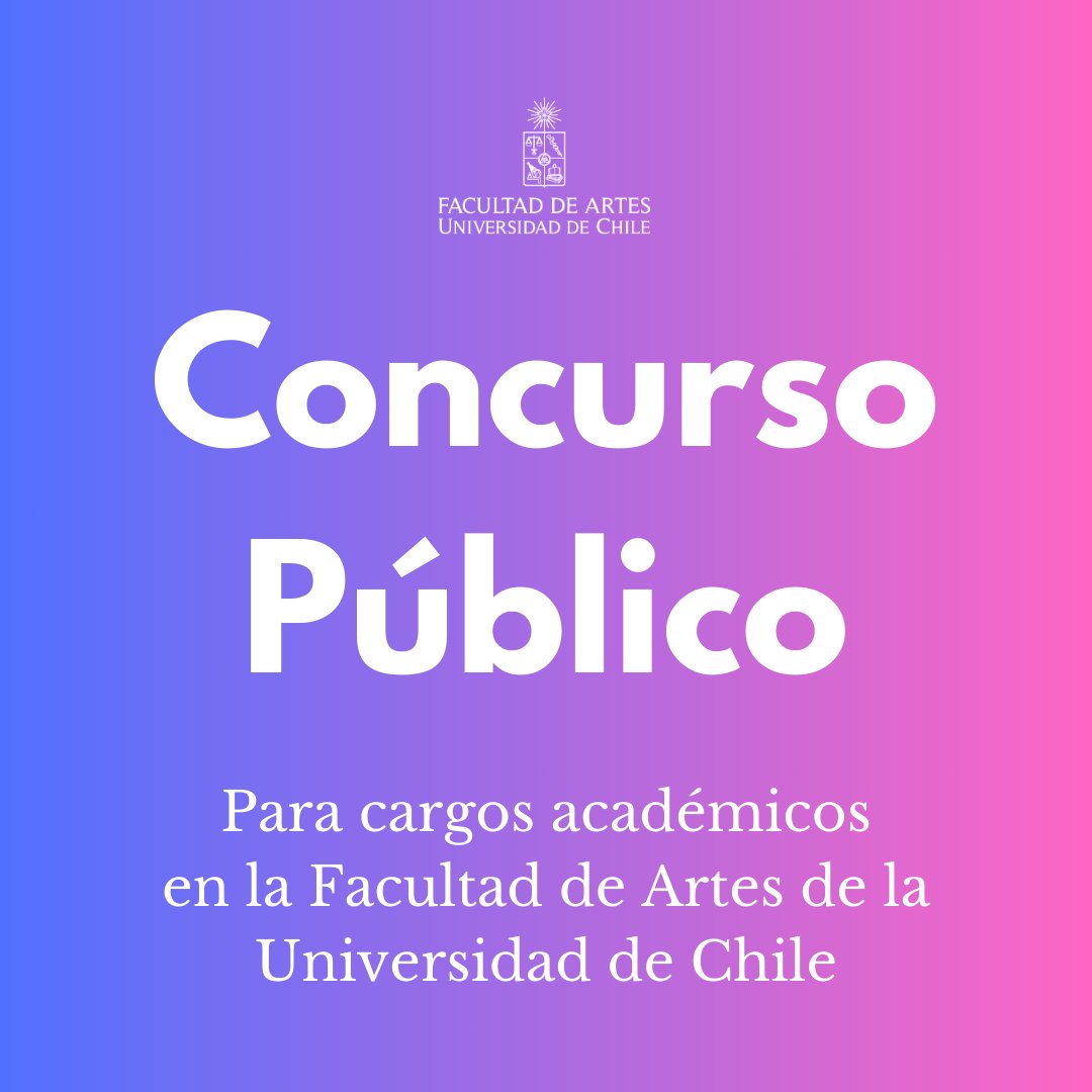Facultad de Artes tweet media
