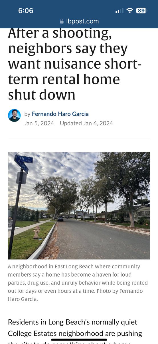 thenativla's tweet photo. Long Beach pushing to get rid of short term rentals after a shooting. #longbeach #shorttermrentals #airbnb #peerspace #vrbo #realestate #invest #investing #realestateinvesting #vacationhome https://t.co/BPrDRpJN7H