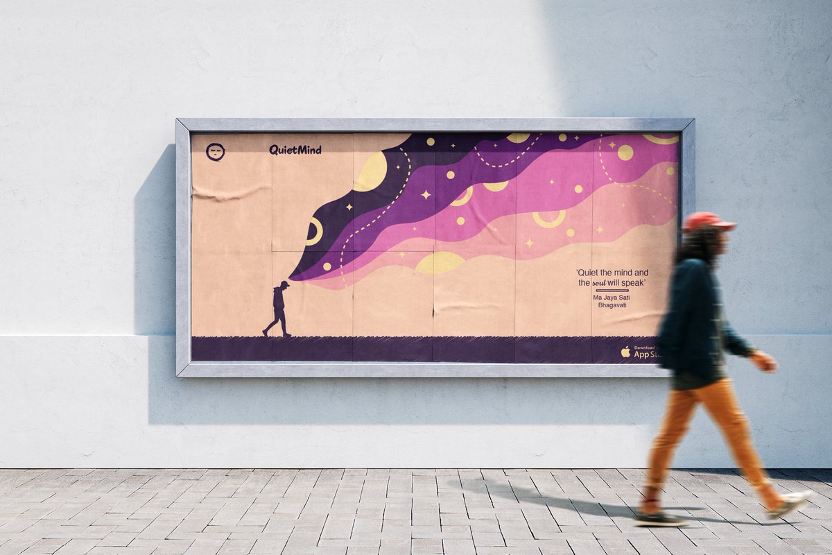AliB_Design's tweet photo. QuietMind 🧘 

Meditation App 

Branding identity design https://t.co/T5cJHfdd7J
