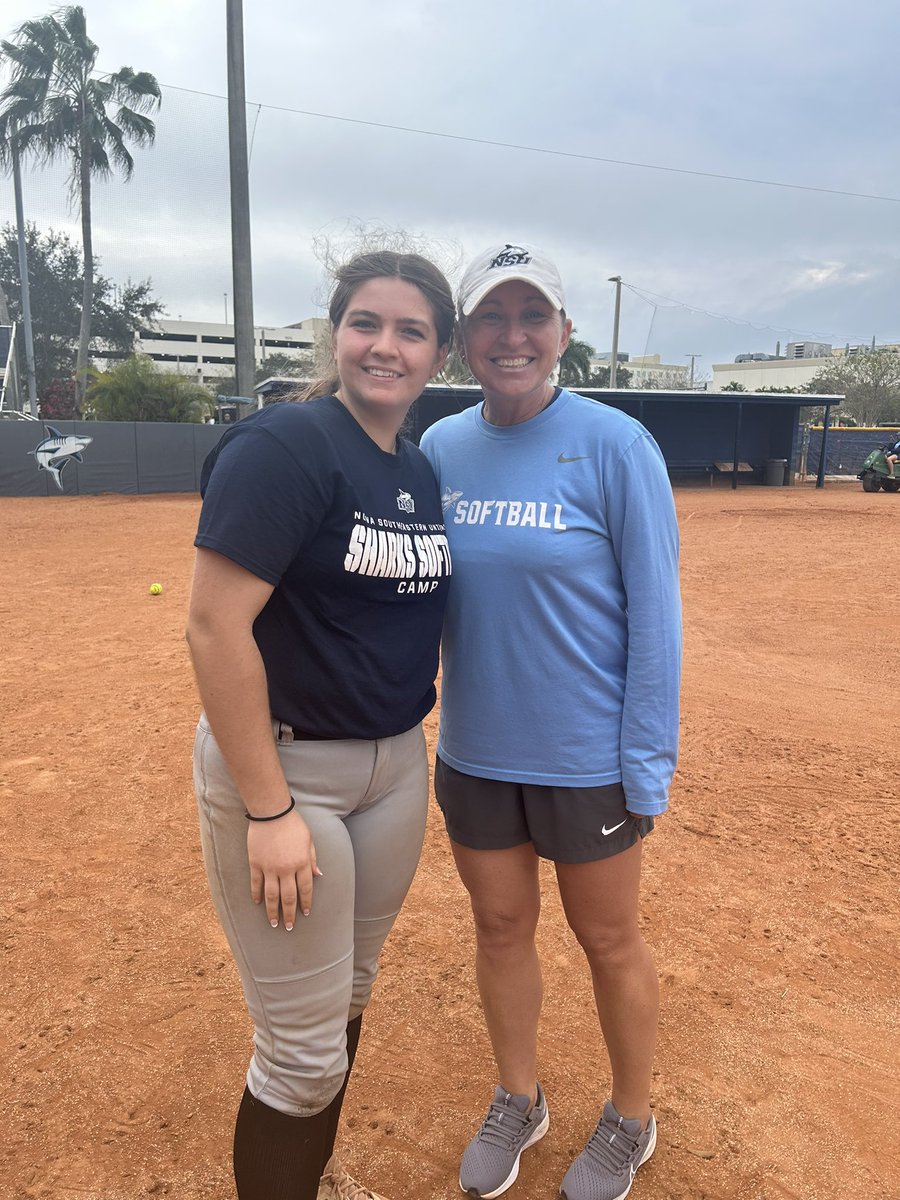Thank you <a href="/NSU_Softball/">NSU Softball</a> for the amazing camp saturday! I had a great time getting to work with the coaches and players!