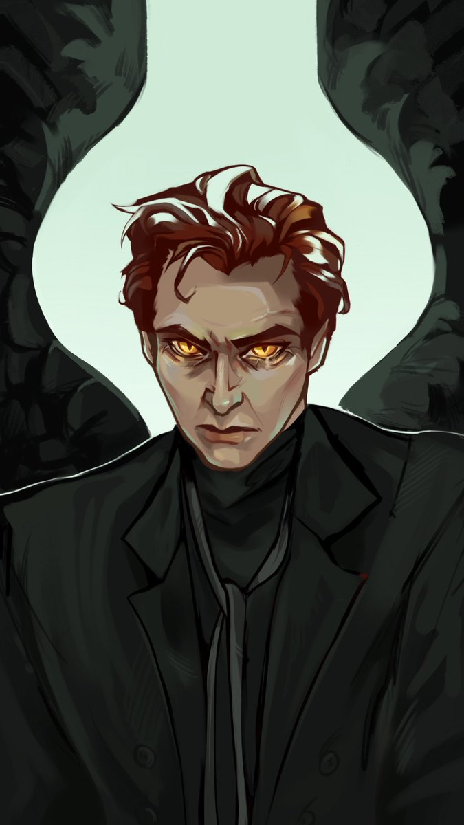 kysapeake's tweet photo. well you don’t know me 
                            but i know you 
#goodomens #GoodOmens2 #crowley https://t.co/L8x6MhBIou