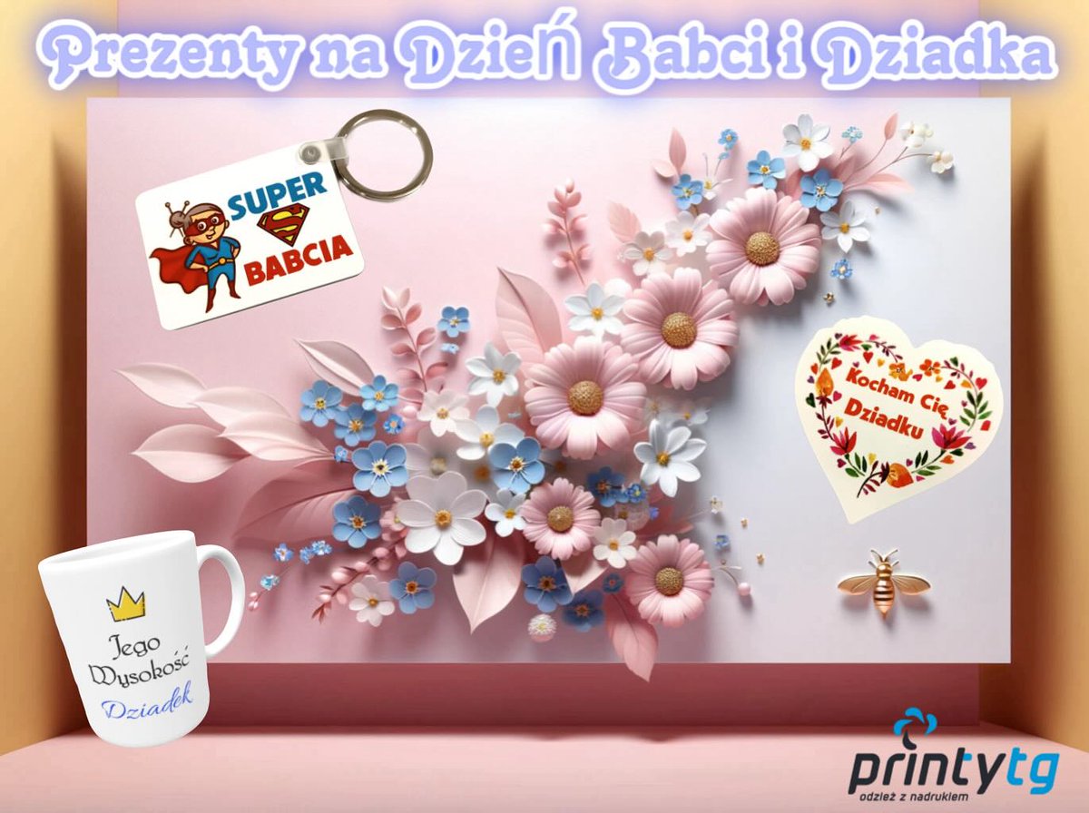 TourSportpl's tweet photo. Przygotuj personalizowany zestaw prezentowy📷📷📷 Kliknij link poniżej i sprawdź teraz >> https://t.co/bnvhlLVxOZ Świętuj Dzień Babci i Dziadka z printyTG! 
📷📷
#DzieńBabci #DzieńDziadka #printyTG #TarnowskieGory #Gadżety #KoszulkiZNadrukiem https://t.co/a9Y2ovlWFJ