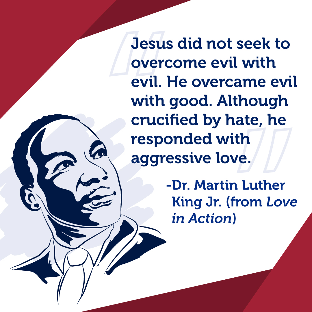 WiscoLutheranHS's tweet photo. Happy Dr. Martin Luther King Jr. Day! 💙
As a Christian school, we celebrate the unity that we all share as brothers and sisters in Christ and strive to be good examples of loving all of our neighbors. ✝️
#wiscoway #mlk #mlkday #civilrights #civilrightsmilwaukee #milwaukee https://t.co/mhsCUGIKgN