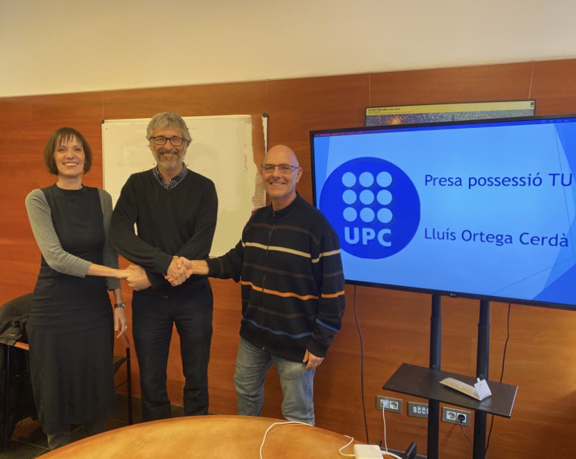 SGeneral_UPC's tweet photo. Avui ha pres possessió com Titular d'Universitat de la UPC el professor Lluís Ortega Cerdà del departament  de Projectes Arquitectònics. Moltes felicitats! https://t.co/R900nXLBkA