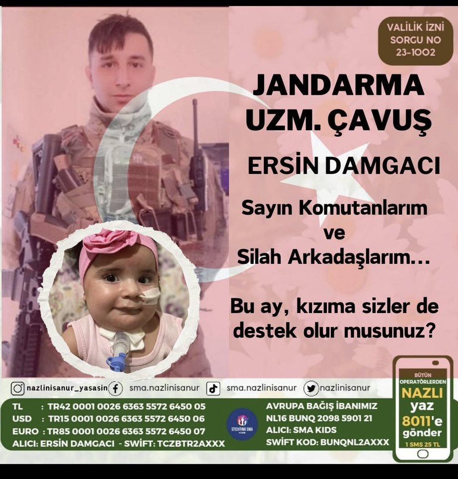 Parla kızımız 1 günde başardı.

Şimdi diğer kahramanımızın evladı Nazlımız için üç beş demeden destek oluyoruz dostlar.. 👏

Elden ele yayalım, paylaşalım.