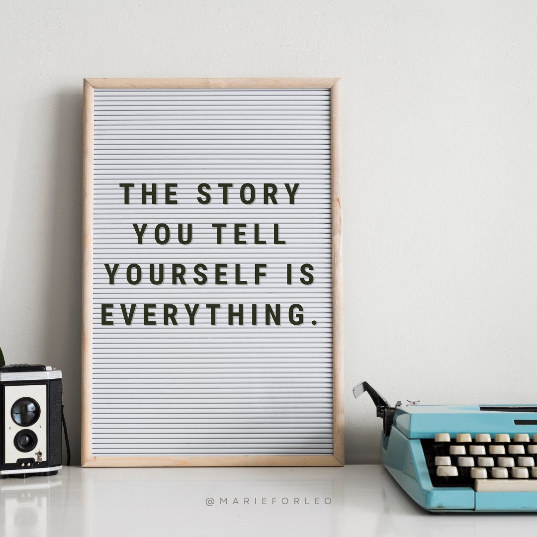 marieforleo's tweet photo. Whether we realize it or not, we’re *always* telling ourselves a story. That story is either helping us or harming us; empowering or disempowering.
I go WAY deeper on this in #TimeGenius — you can catch my free class this week by clicking here https://t.co/li0c69rXRU https://t.co/1dqWf15NvF