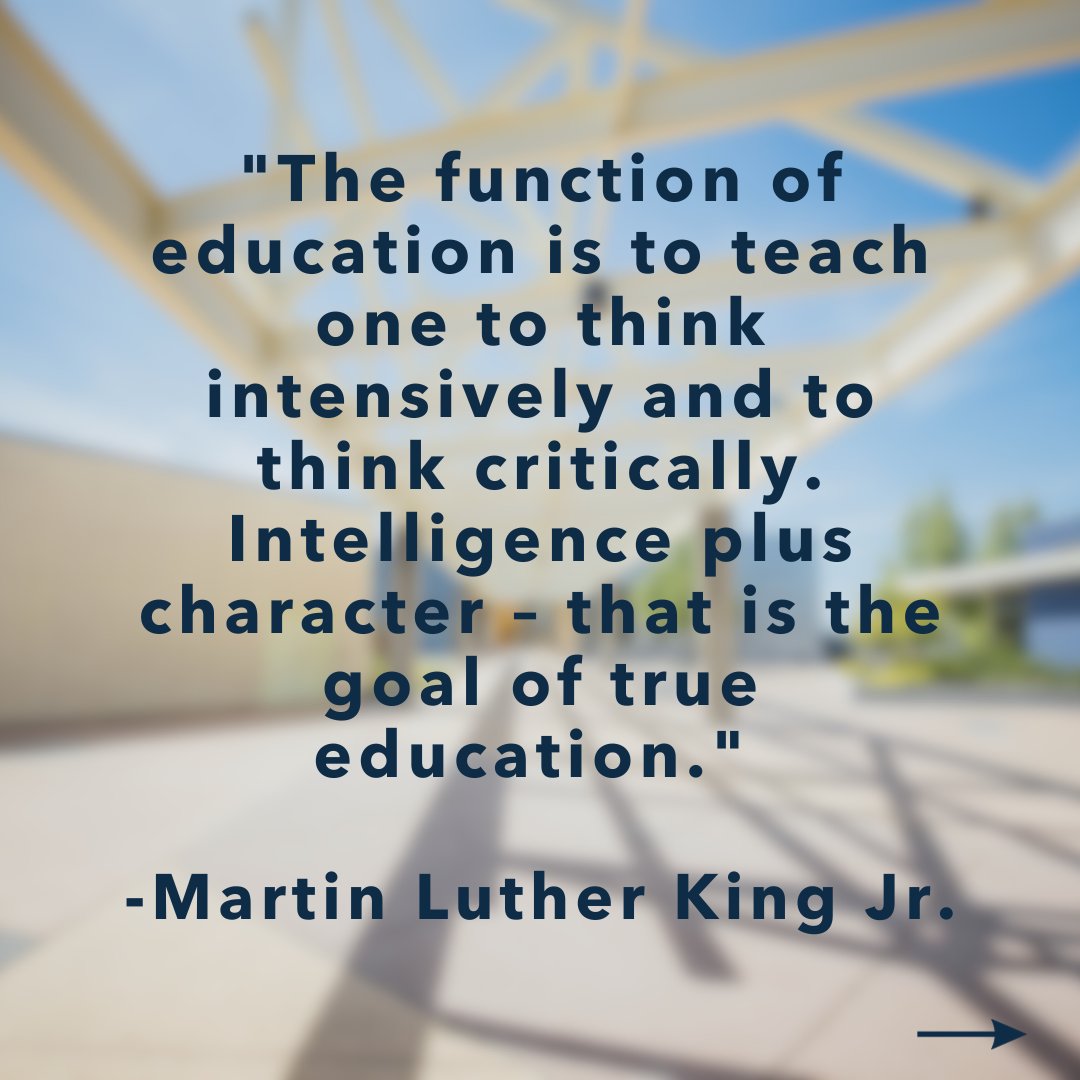 williamjessup's tweet photo. ๐โจ Unlock the wisdom of Martin Luther King Jr. in a swipe! His timeless quotes on education are a powerful reminder of its role in shaping minds and fostering change. Join us in celebrating the transformative power of learning. #MLKWisdom #EducationForChange #SwipeToLearn https://t.co/Z03r7qAvyV