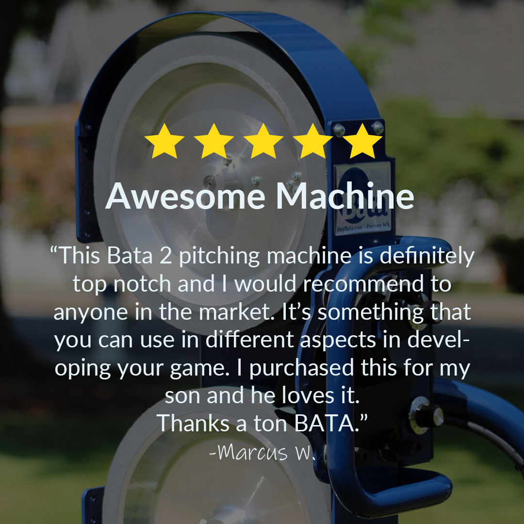 BataBaseball's tweet image. ⚾️ Another satisfied customer! 🌟 Our Bata 2 pitching machine hits a home run with versatility and game development. Thanks a ton for the glowing review! Your success on the field is our victory!
.
.
#bata #heybata #pitchingmachines #pitching #baseballlife