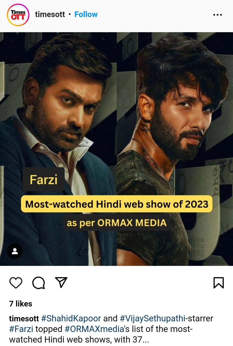 2023 saw #ShahidKapoor becoming the king of OTT space as his series #Farzi & movie #BloodyDaddy broke streaming records 🔥🔥here's hoping 2024 makes him stronger at BO as wll 👍
@shahidkapoor