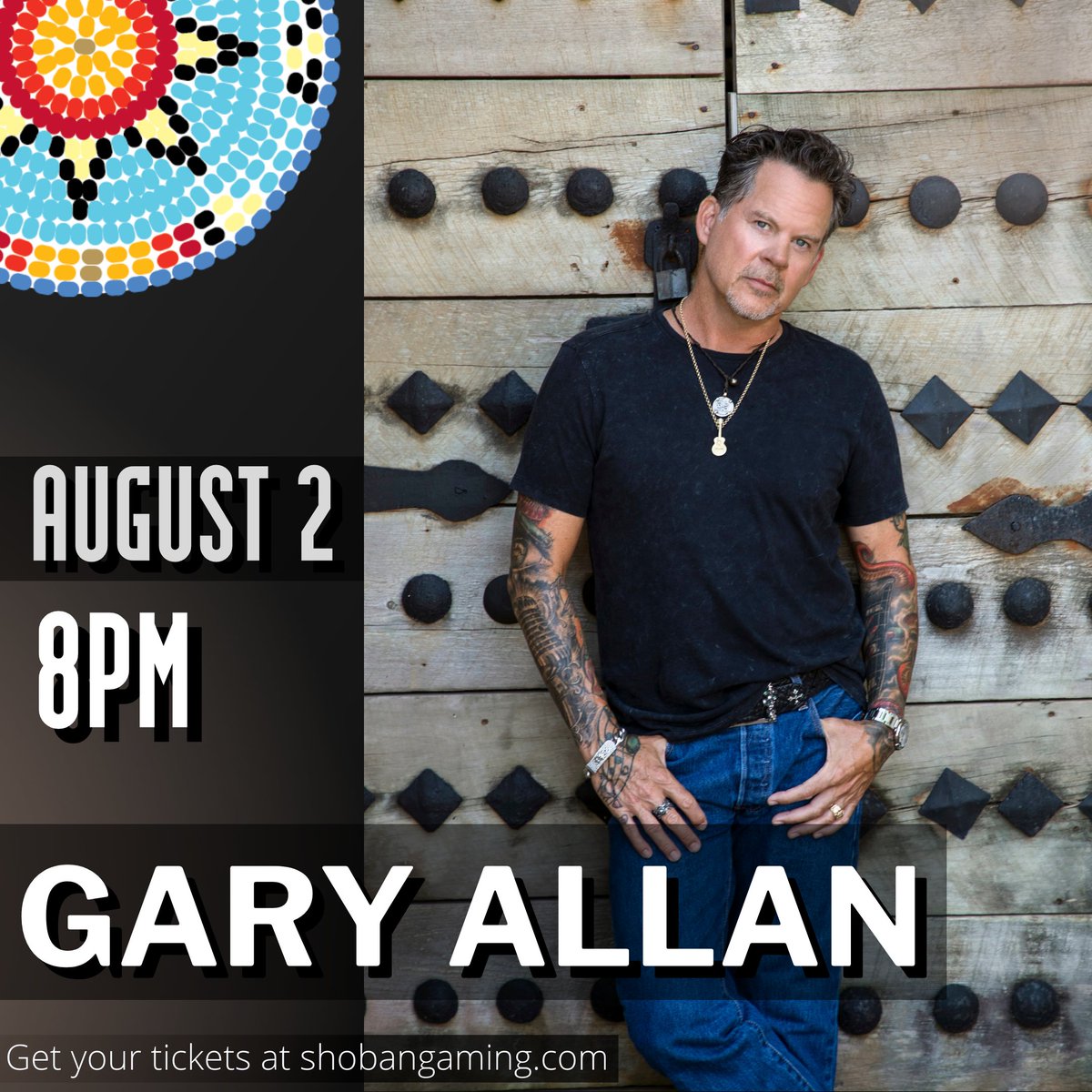 📢We are excited to announce Gary Allan will be performing at the Shoshone-Bannock Casino Hotel! The date will be Friday, August 2, 2024! It is an outdoor show!🤩
Pre-Sale tickets will go live at 10 AM on Wednesday the 17th❗️
Regular sales will be available on Friday the 19th! 🎸