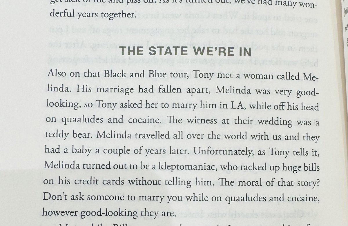Opened Geezer Butler’s memoir to a random page and was immediately convinced of its Pulitzer worthiness