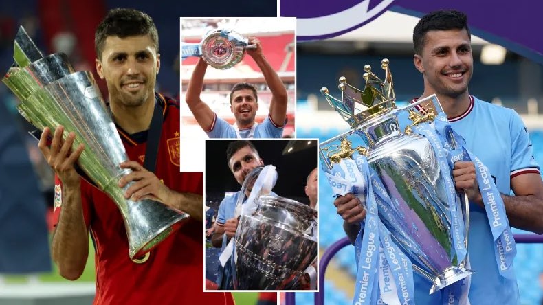 TheNassrZone's tweet photo. Rodri hasn't made the World XI.

• Premier League winner
• FA Cup winner
• Champions League winner
• UEFA Super Cup winner
• Club World Cup winner
• Nations League winner
• UCL Player of the Tournament
• Club World Cup Golden Ball
• UCL Final MOTM 
• Nations League POTT & Final MOTM

Messi is included & he only scored one goal in the MLS 🤣