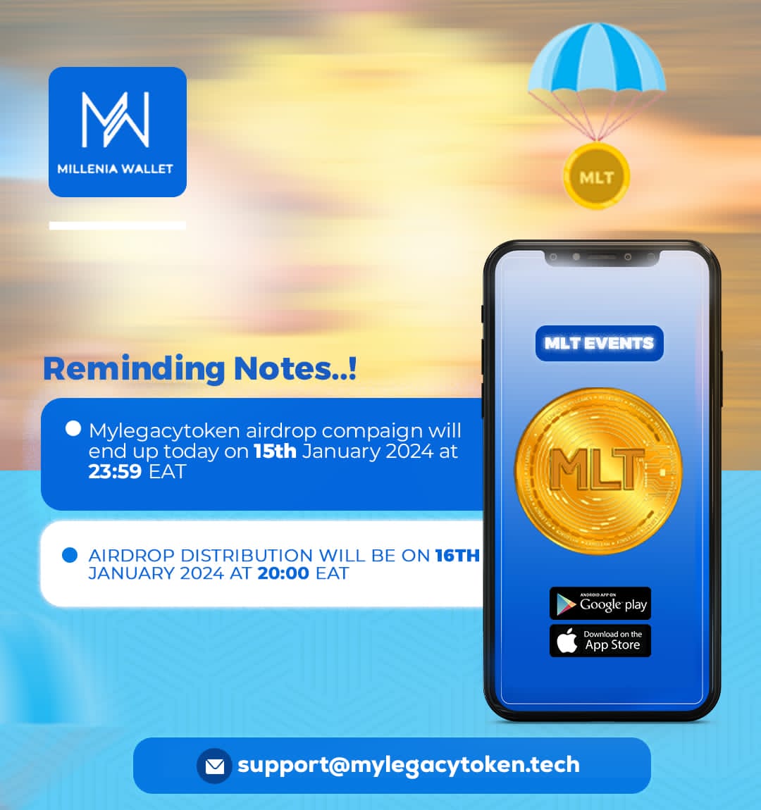 Mylegacycoin20's tweet photo. The Millennium Ecosystem marketing term are delighted to thanks all crypto lovers who takes their valuable time to learn and dig to  secure more mylegacytoken- MLT. KEEP ON TOUCH ON NEXT MOVE . https://t.co/v54xJpTzWK