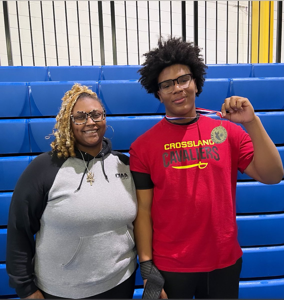 Mrs.Manago-Howard🍎📚 (@msmtheeducator) on Twitter photo Huge congratulating to my thrower Xavion as he won the Boys Shot Put with a pr of 13.86m (45-5.50) at the PG Meet today🥳! <a href="/weare1crossland/">Crossland High School S.T.A.T.</a> Huge congratulating to my thrower Xavion as he won the Boys Shot Put with a pr of 13.86m (45-5.50) at the PG Meet today🥳! <a href="/weare1crossland/">Crossland High School S.T.A.T.</a>