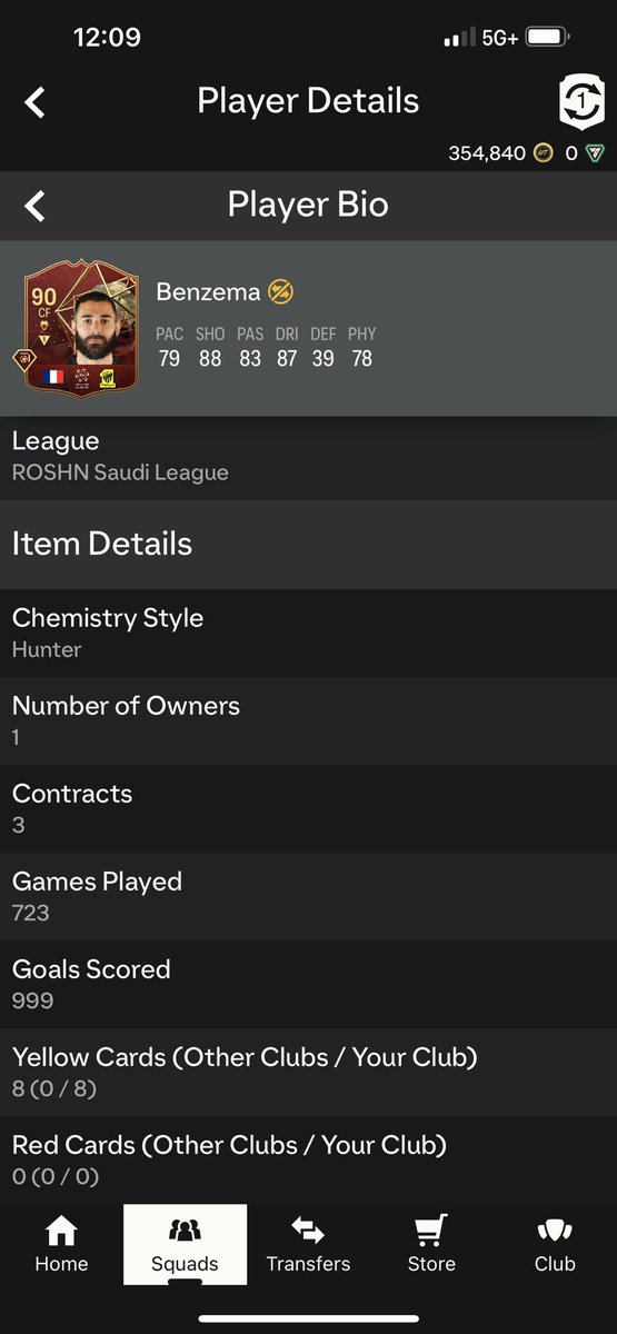 MarvelousMesut's tweet photo. @Fuji720x About to hit the 1k mark packed him untradable at the start of the game hasn’t left the team since! https://t.co/rDepxkNSPd