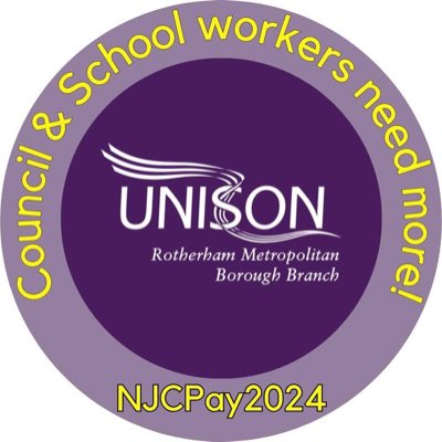 UnisonRotherham's tweet photo. ⭐️NJC Members have today received an email inviting them to join this years consultation on pay⭐️
Update your details at https://t.co/yQMAey5Nu1 to ensure you receive future updates.
Make sure you get involved!
#NJCPay2024
#councilstaff #schoolworkers https://t.co/lzJQQOKVGU