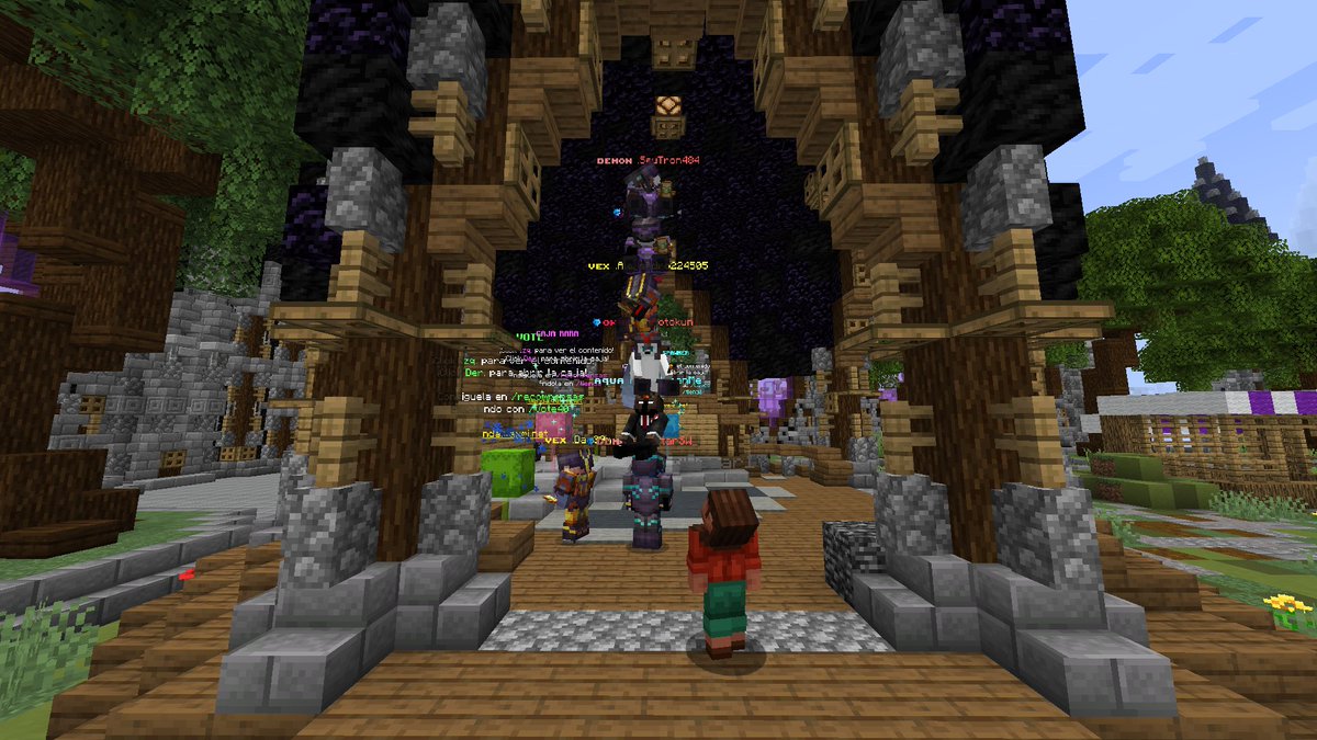 VexmiNet's tweet image. Otro día en Vexmi significa, encontrarse más torres de jugadores por el mapa

¿Esto pasa en algún otro Servidor de Minecraft?

⭐Únete: mc.vexmi.net
💛 Discord: discord.gg/vexmi