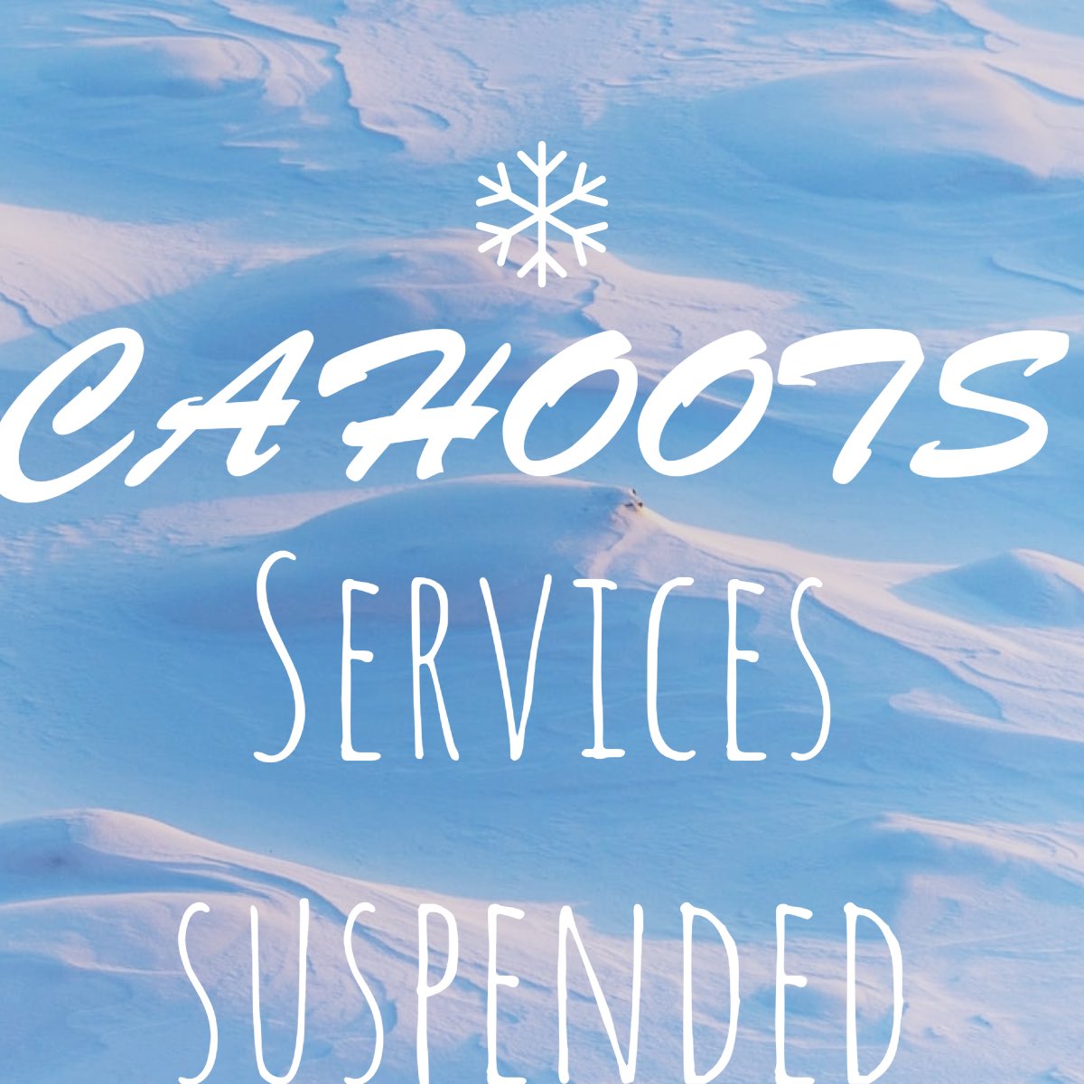 CAHOOTS’ services in Springfield are being temporarily suspended due to icy and dangerous conditions. We will continue to operate in Eugene and will monitor the conditions as and when they change. Stay tuned on social media for real time updates.