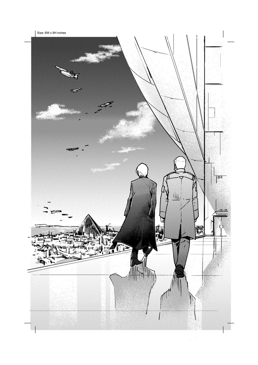 Contemplating. A crisis brewing on the Pacific horizon beyond San Francisco.

Art by Kevin Liew.

'White Scar Across the Firmament' releases on February 1st, available now for pre-order. Link in bio.