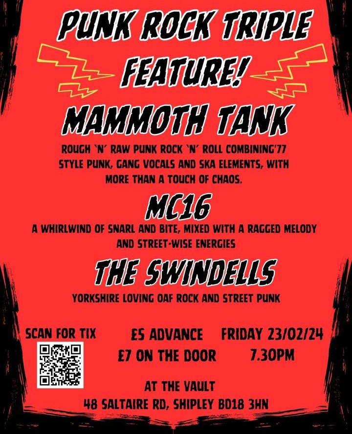 For our next outing we hit Shipley with the mighty Mammoth Tank and those lovable scamp's <a href="/mc16_band/">#MC16</a> Be there or be square!!