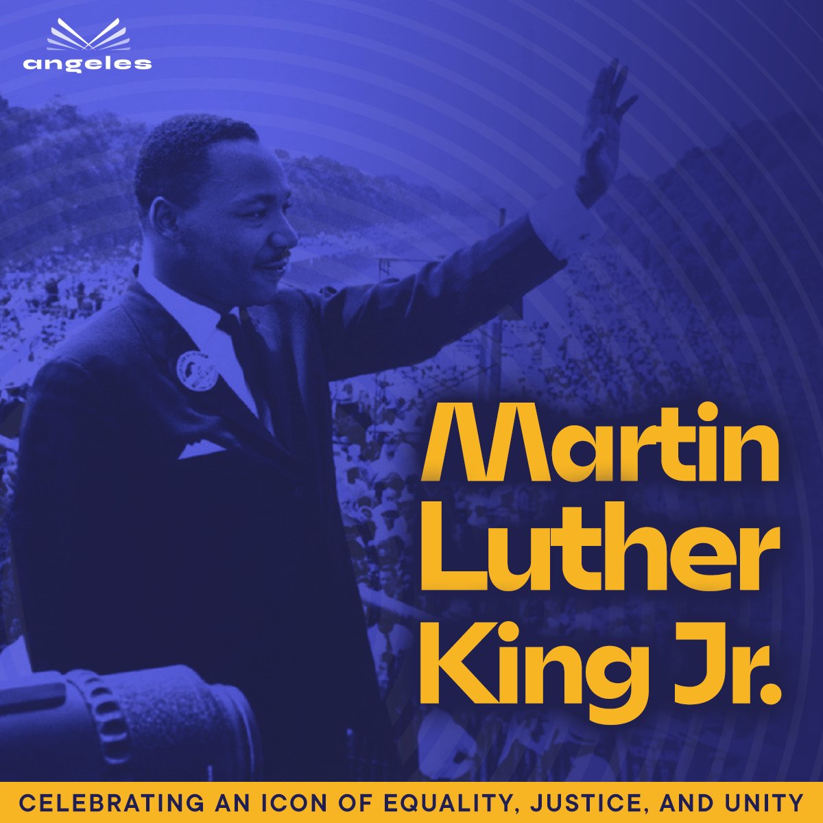 Today, we pay tribute to the legacy of Martin Luther King Jr., who was a symbol of equality, justice, & unity. We are inspired by Martin Luther King Jr.'s dream of a world where everyone is included & continue to strive to create a future that is more diverse and united.