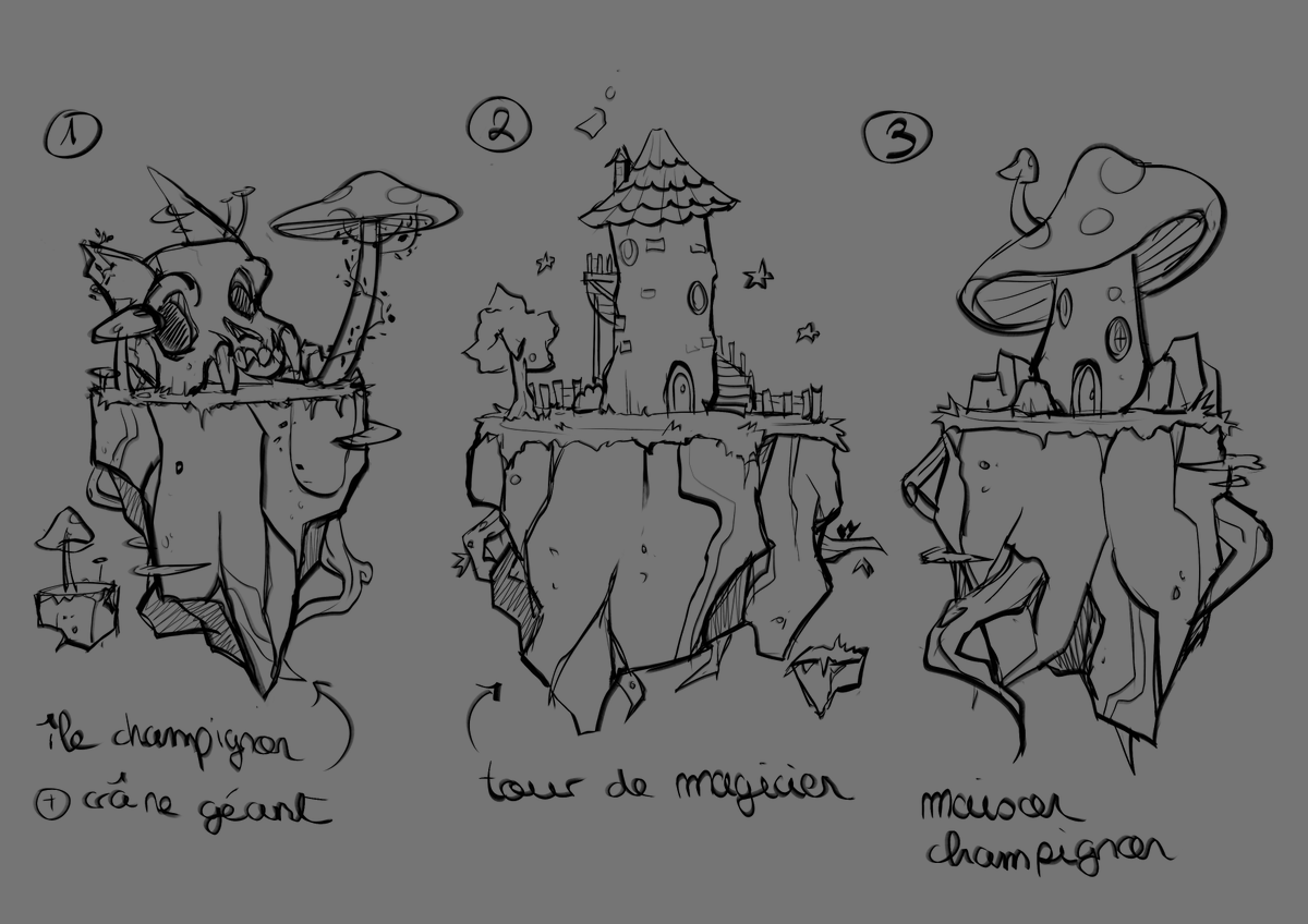 Alyliiee's tweet photo. Floating Island concepts (WIP)!
For a 3D &amp; digital paint workshop 🤗 https://t.co/3dgWGC7uHw