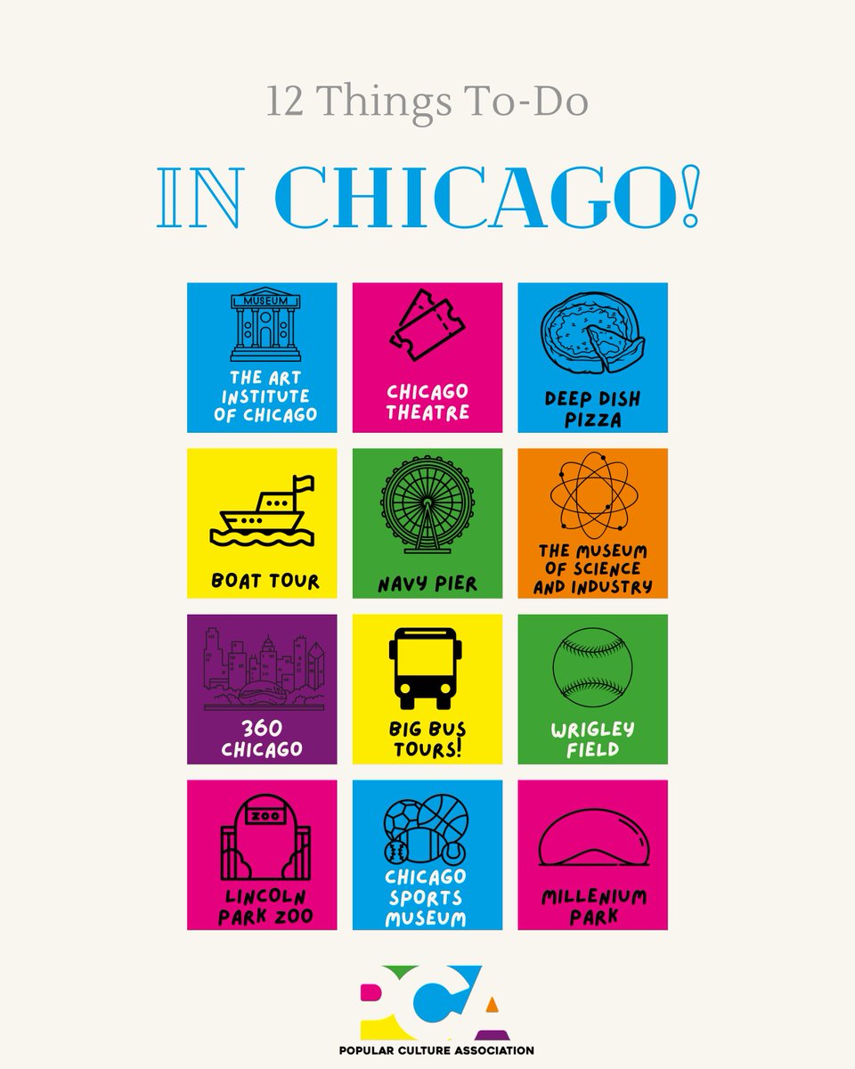 pcaaca's tweet image. 🌟 From deep-dish delights to cultural wonders, immerse yourself in the Windy City&apos;s charm. Get excited for an unforgettable experience at the PCA National Conference!  🎉#pcaaca #pcaaca2024