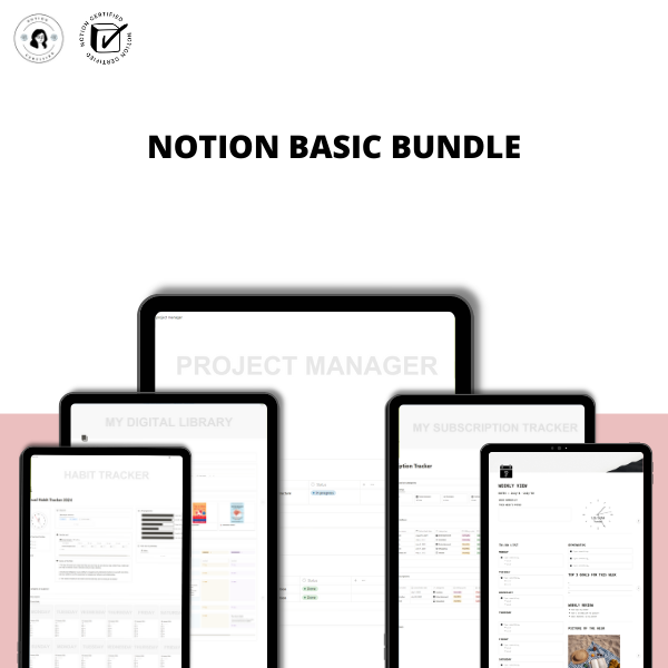 Kickstart your notion journey in 2024 with a FREE notion Basic bundle. This bundle features five beginner-friendly Notion templates.

To receive.

  Retweet + Comment "Send me" and I'll DM it for free.  (Must be following to receive)