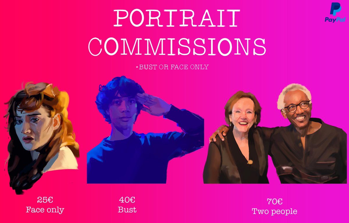 Portrait commissions open !
