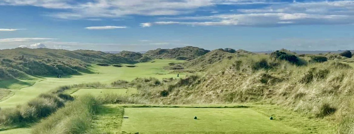 1st Hole, Trump International Golf Links, Balmedie, Aberdeenshire, Scotland