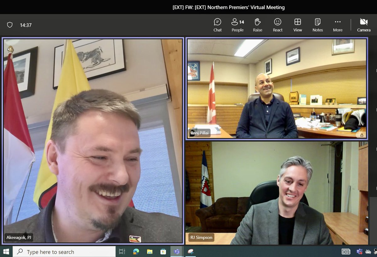 (2/2) It was also great to be joined by @RJSimpson_NWT, who was recently sworn in as Premier of the Northwest Territories. I look forward to our ongoing collaboration as we build a strong and resilient future that addresses the unique needs of the North. #Yukon #NWT #Nunavut