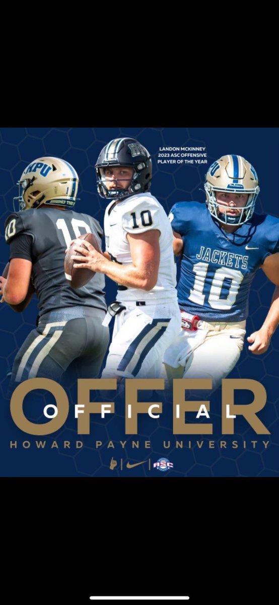 Sonorman19's tweet photo. After a great conversation with @TyBachtel I’m blessed to receive my 2nd offer from @HPUTX 
@CoachTReeve 
@ElCampoFootball https://t.co/EtGtsbWH0K