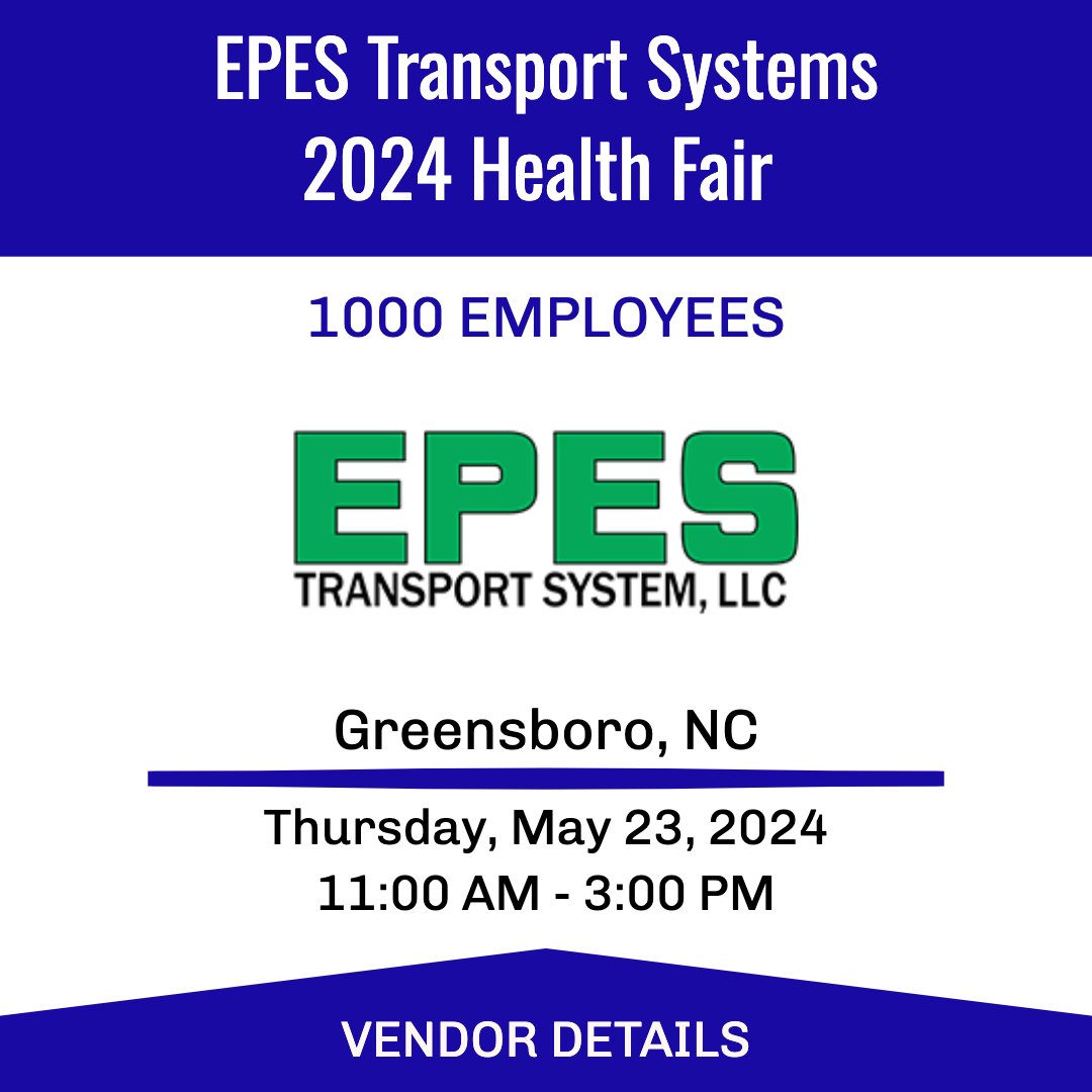 IAB_events's tweet photo. EPES – Greensboro, NC is seeking vendors to connect with their 1000 employees at their upcoming health fair. REGISTER YOUR BOOTH TODAY!
https://t.co/0Q35DWIz4y

#healthfairs #wellness #corporatewellness #vendors #expos #health #greensboronc https://t.co/IlKPqjbYXS