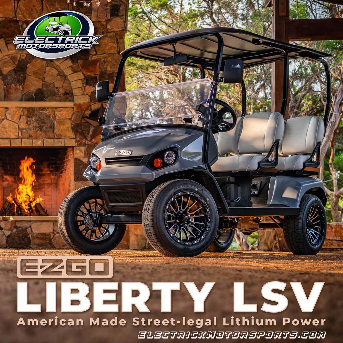 ElectrickMotors's tweet photo. Unleash the freedom of the streets with the street-legal E-Z-Go Liberty! Cruise in style and eco-friendly comfort with its 4-passenger seating and ELiTE Lithium battery featuring zero maintenance and an 8-year battery warranty.

Call for Details:(916) 652-2222

#EZGo #streetlegal https://t.co/MUIPQmEE6H