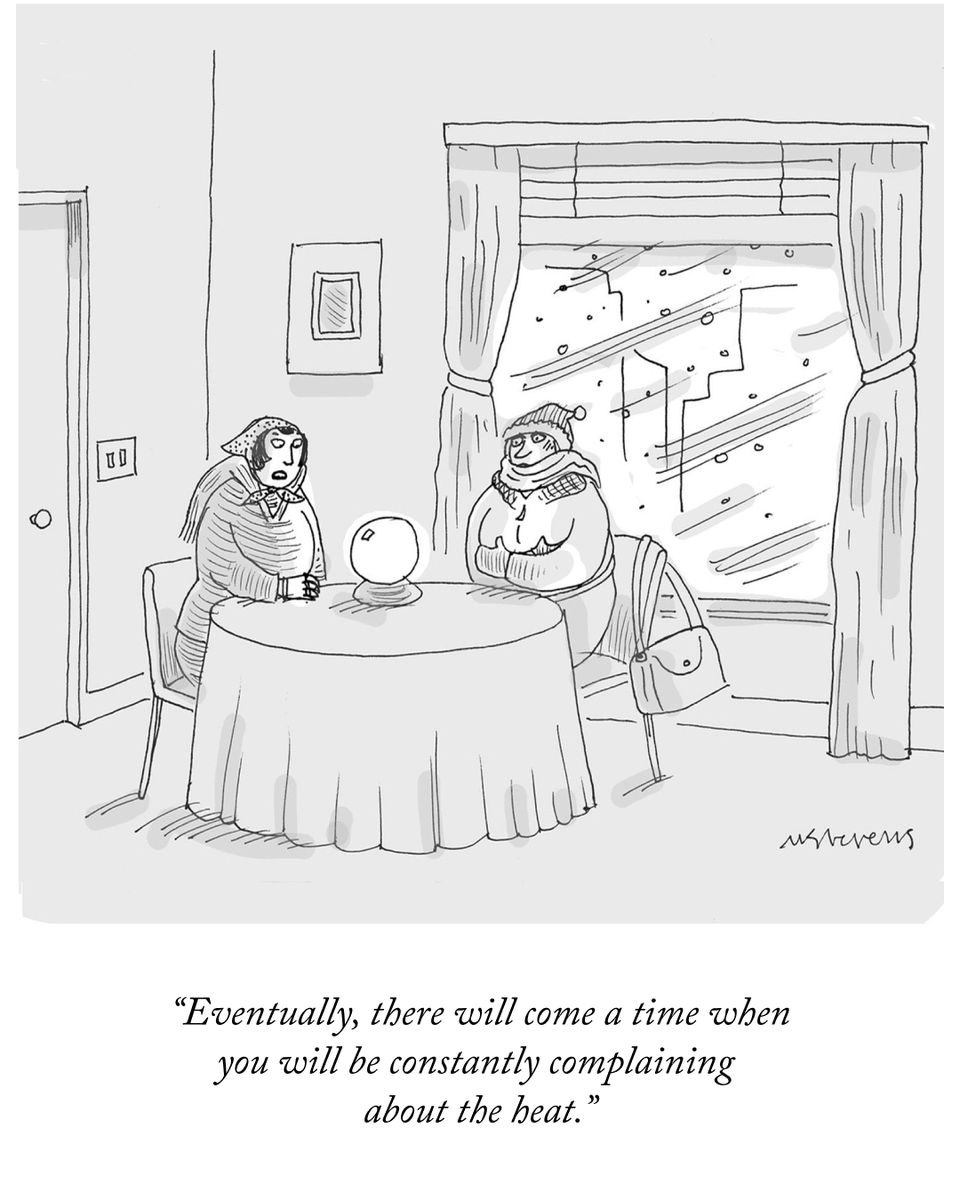 NewYorker's tweet photo. Today’s Daily Cartoon, by Mick Stevens. #NewYorkerCartoons https://t.co/airCuro8Uq https://t.co/VtlOnP7GaG