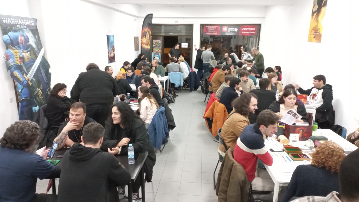 No passado sábado 13 de janeiro decorreu o 136º Encontro Mensal de Roleplayers de Lisboa, com 9 sessões e 55 participantes!
Obrigado a todos!

Até lá ao próximo encontro, dia 10fev. Como sempre, no segundo sábado do mês! :)

Grupo de Roleplayers de Lisboa
linktr.ee/roleplayerslis…