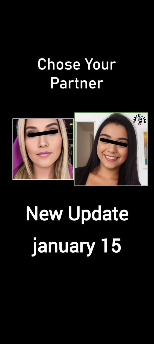 FakersLab's tweet photo. TODAY is the release of the update!! that includes a new and hot AI girl for you to choose and test how far you want to take it.
🚀Stay Fucking Tunned 🚀
#Cuckwife #cheatinggirlfriend #AI #Patreon #VirtualRomance #CheatChat #FreeToPlay #NewDatingAdventure #DownloadNow #beta https://t.co/pK345pd3JJ