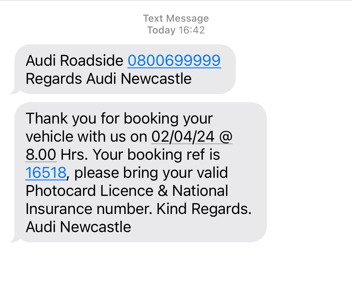 ior32's tweet photo. @AudiUK @AudiOfficial heater stopped (known fault apparently) working on ETRON it’s -2 to -5. Audi customer service is phone roadside and here’s an appointment in April …….really that’s your customer service #awfulservice https://t.co/vEOLFbwBnv