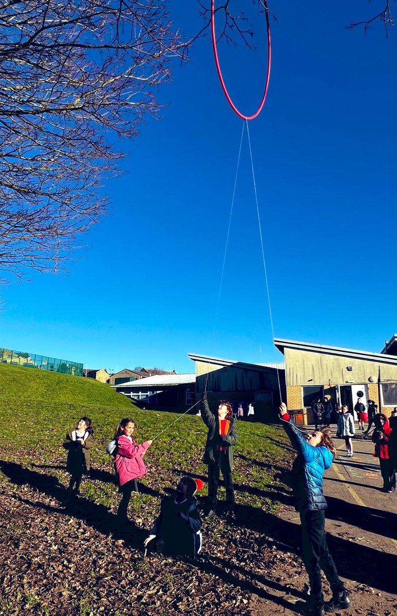 EastMortonCEP's tweet image. A hoop in a tree means lunchtime was spent problem solving. “We need a tall person” “We need a giant !”  “We need a big stick” “We need a rope” 

The hoop is still in the tree. @WeAreBDAT #primaryfun