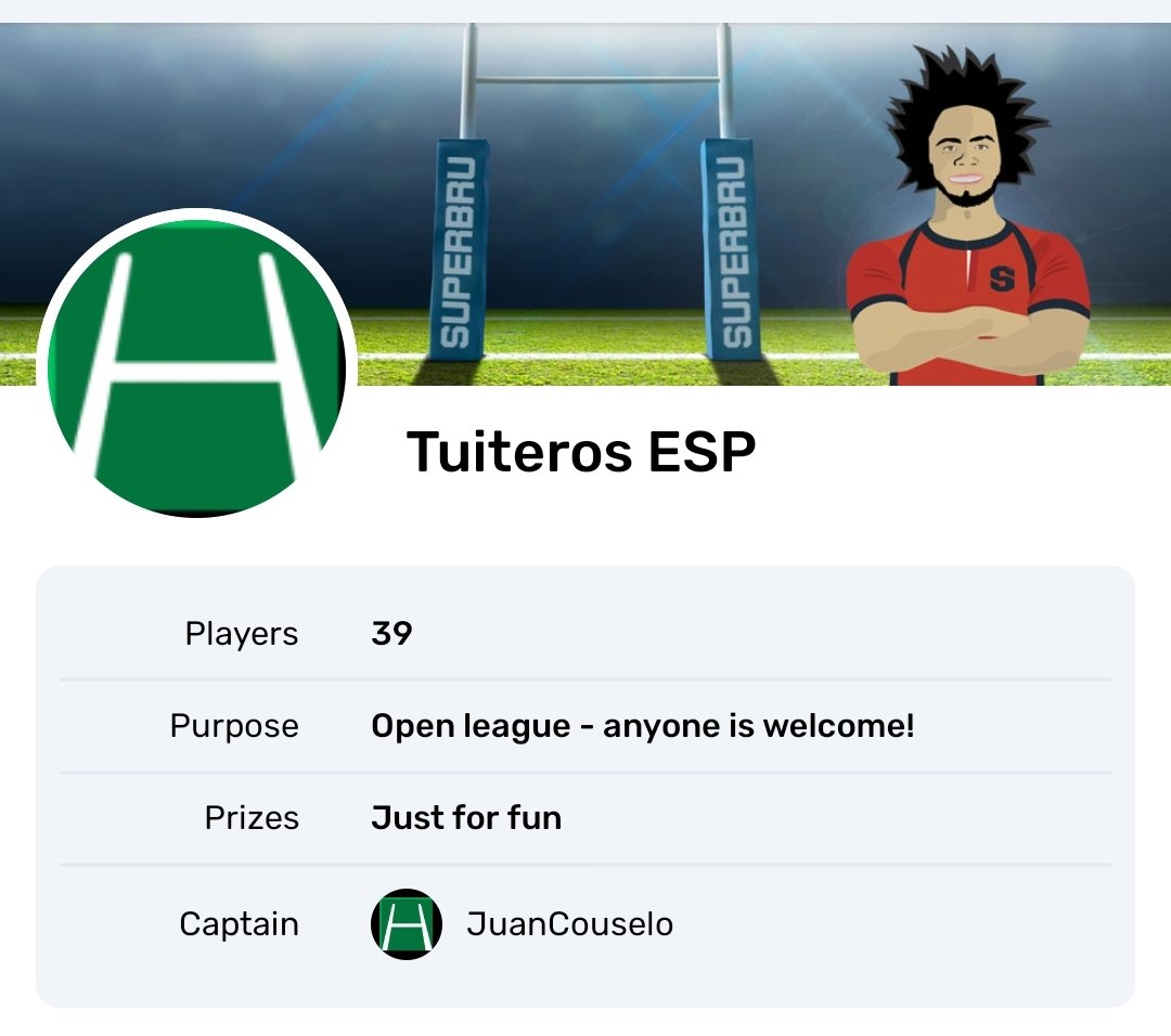Vuelven esas previas del Seis Naciones esperando que se anuncien los 15s iniciales de los equipos para hacer el tuyo en el fantasy.
superbru.com/sixnationsfant…