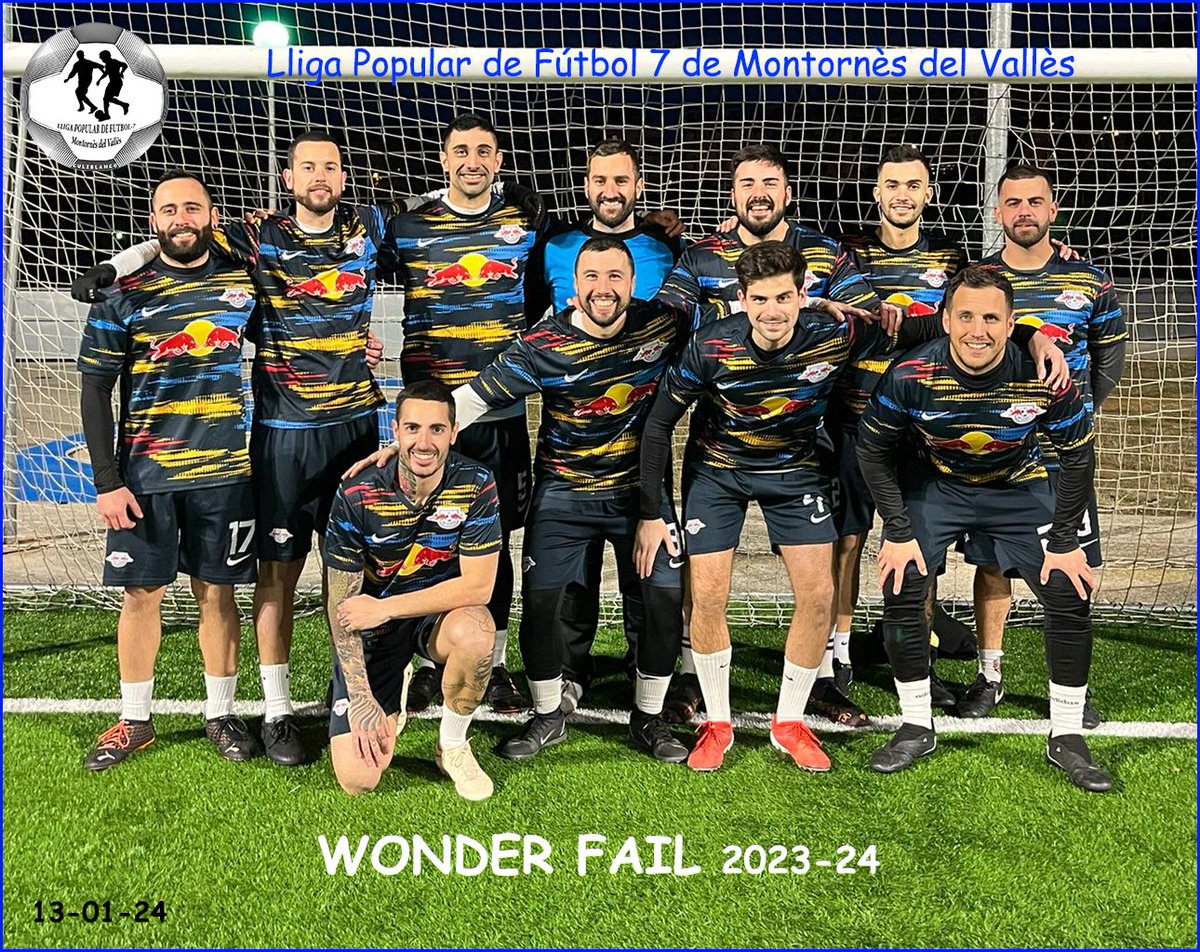 Wonder Fail 2023-24 de la Lliga Popular de Fútbol 7  de Montornès del Vallès 13-01-24. Cedida club. culiblanco-futbol.com/2019/08/lliga-…