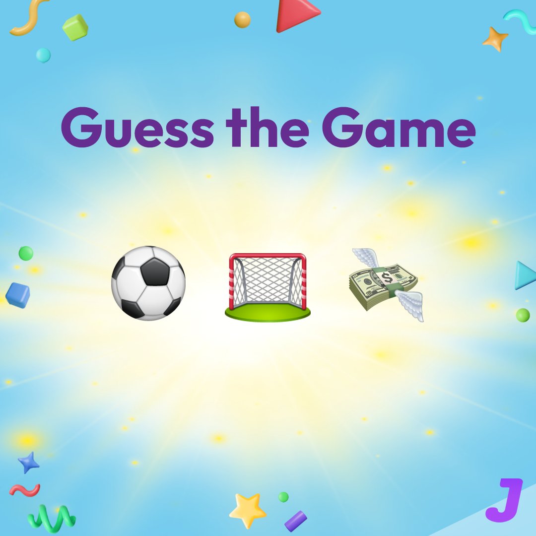 App_Jeton's tweet photo. Emoji Challenge! 🎮🔍 Can you decode the emojis to guess the name of the game? #JetonGame #Jeton #PlayAndEarn #PlaytoEarn https://t.co/IiVuHMVLJq